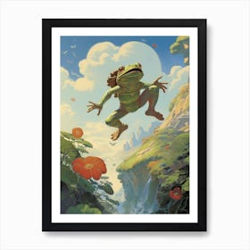 Leap Of Faith Storybook Frog 3 Art Print