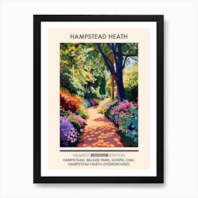 Hampstead Heath London Parks Garden 4 Art Print