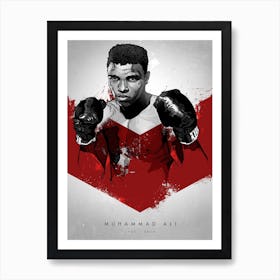 Muhammad Ali Displate Art Print