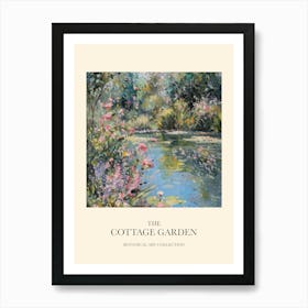 Cottage Garden Poster Enchanted Pond 5 Art Print