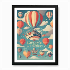 Love Saves The Day Art Print