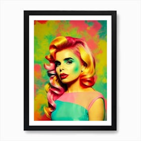 Paloma Faith Colourful Pop Art Art Print