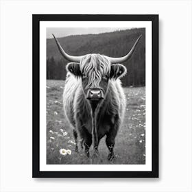 Highland Cow 8 Art Print