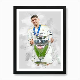 Federico Valverde Real Madrid Art Print