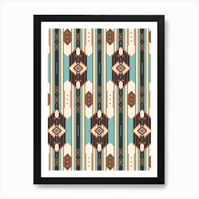 Native American Pattern Art Print