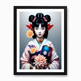 Geisha 48 Art Print