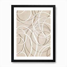 Circles And Swirls 1 Art Print