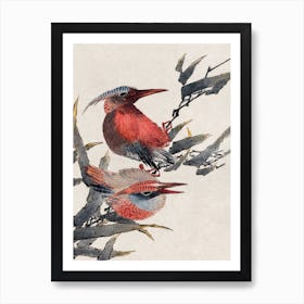 Birds From Album Of Sketches, Katsushika Hokusai Art Print