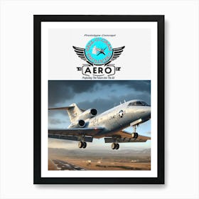 Hall-O-Gram Creations Aero Prototype Concept ~Reimagined 27 Art Print