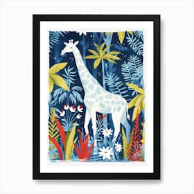 Giraffe In The Jungle 6 Art Print