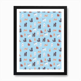 Doggies Art Print