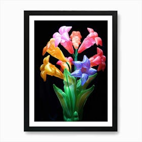 Bright Inflatable Flowers Lily Of The Valley 1 Art Print