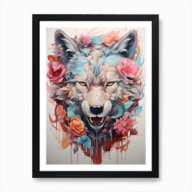 Wolf Head Art Print