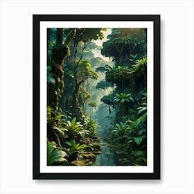 Jungle Forest Art Print