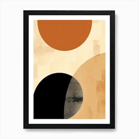 Monochrome Tulln Geometric Rhapsody Art Print