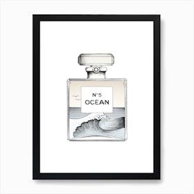 Ocean No5 Art Print