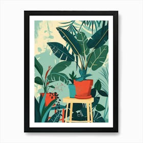 Tropical Garden 6 Art Print