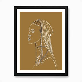 African Woman 159 Art Print