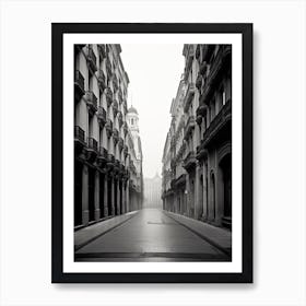 Santander, Spain, Spain, Black And White Photography 4 Art Print