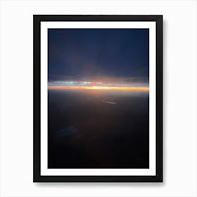 Sunrise from the Sky Art Print