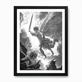 Angel Of The Devil Art Print