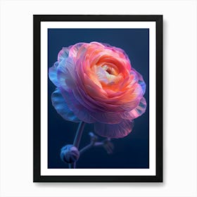 Pink Rose Art Print