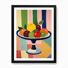 Fruit On A Plate Art Print