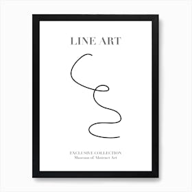 Line Art Abstract Collection 04 Art Print