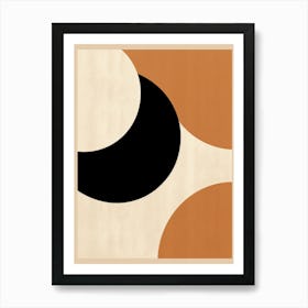 Geometric Whispers; Bauhaus Illusions Art Print