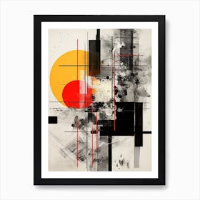 Geometric Abstraction Illustration 13 Art Print