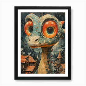 Dragons Of The Fairytale Art Print