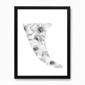 Salt&Surf   Flower Fin Art Print