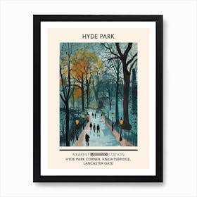 Hyde Park London Parks Garden 7 Art Print