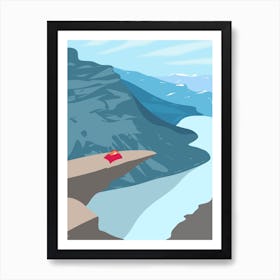 Trolltunga, Norway Art Print