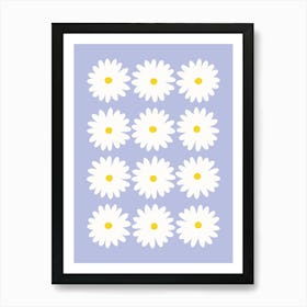 Daisy Blue Art Print