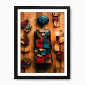 Puzzle Doll 2 Art Print