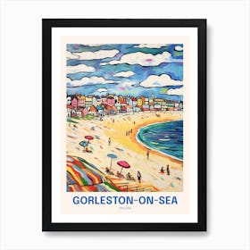 Gorleston On Sea England Uk Travel Poster Art Print