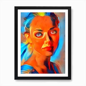 Portrait Of A Woman 49 Art Print