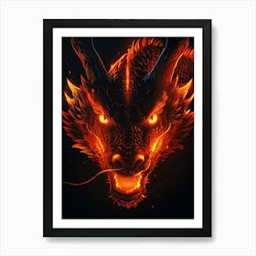 Dragon Head 2 Art Print