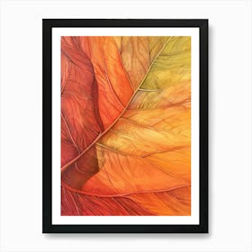 Autumn Leaf 4 Art Print