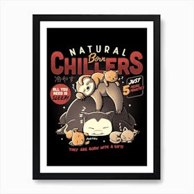 Natural Born Chillers Art Print