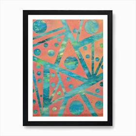 Oasis Abstract Painting Art Print