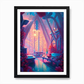 Ethereal Bedroom Art Print