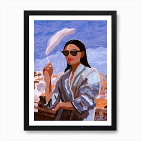 Femme Poster Moderne pour Salon