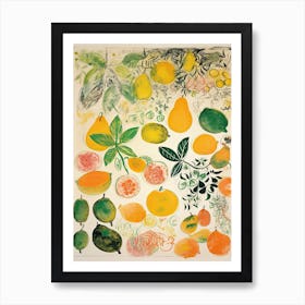 Ugli Fruit Drawing 2 Art Print