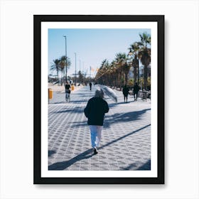 The Umbrella Sun, Valencia, Spain Art Print