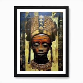 Sacred Rituals: African Masked Traditions Art Print