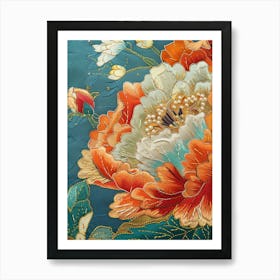 Chinese Flower Painting 41 Art Print