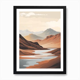 Laugavegur Iceland 4 Hiking Trail Landscape Art Print