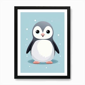 Baby Animal Illustration  Penguin 3 Art Print